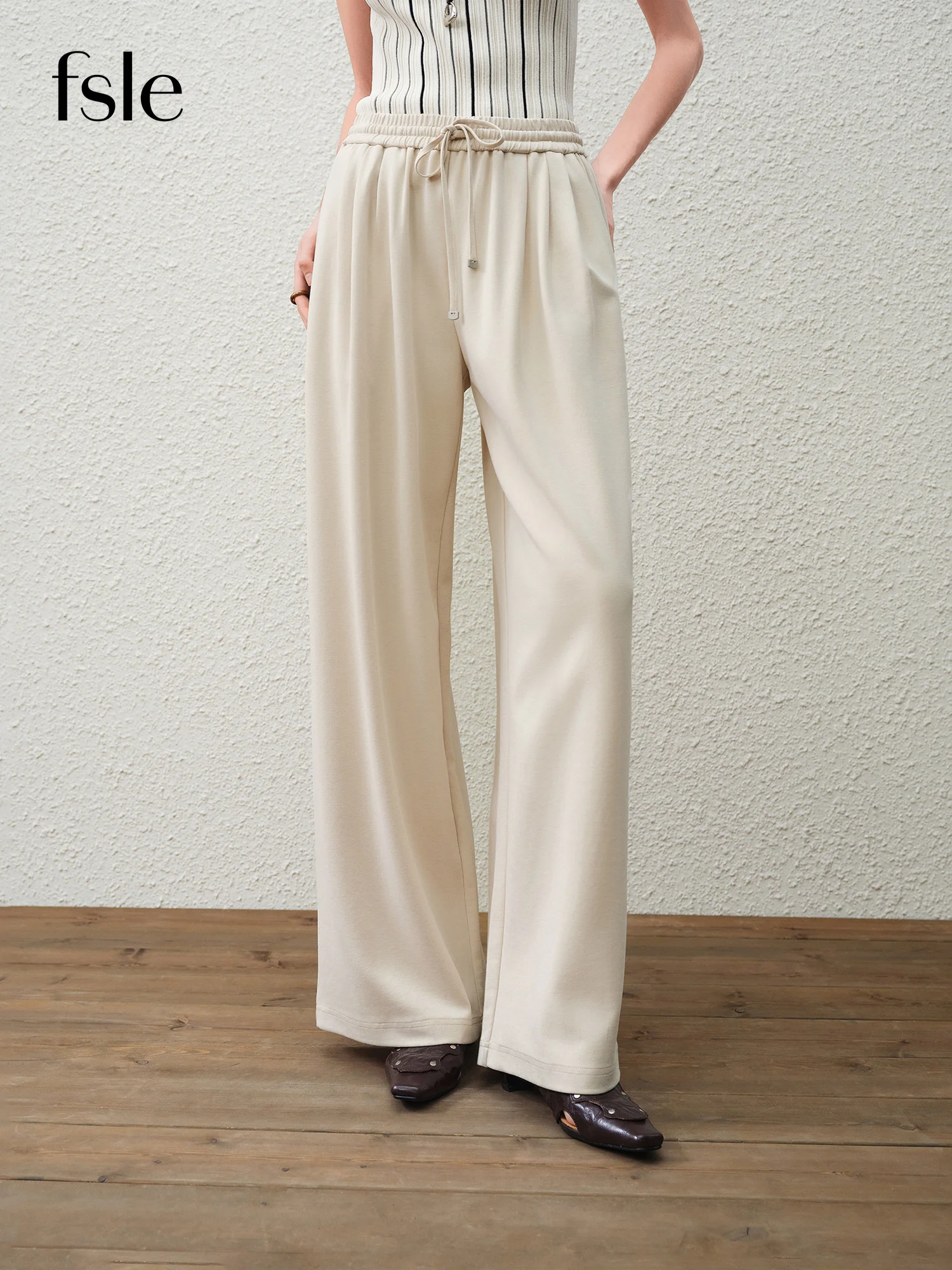 Брюки женские FSLE 2026 весна, с высокой талией, широкие, прямые, охлаждающие, для офиса и повседневной носки, драпированные, облегающие, длинные
Брюки женские FSLE 2026 весна, с высокой талией, широкие, прямые, охлаждающие, для офиса и повседневной носки, драпированные, облегающие, длинные