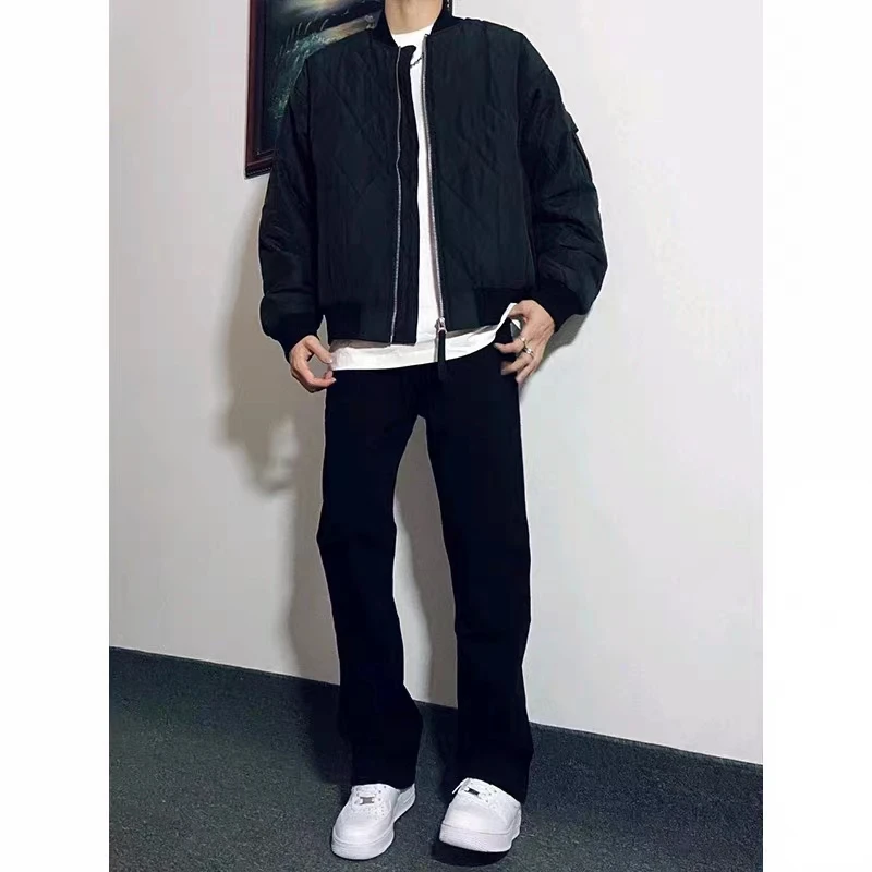 Washed Pure Black American Vibe High Street Jeans Men's Loose Straight Leg Casual Flared Slimming Long Trousers
Washed Pure Black American Vibe High Street Jeans Men's Loose Straight Leg Casual Flared Slimming Long Trousers