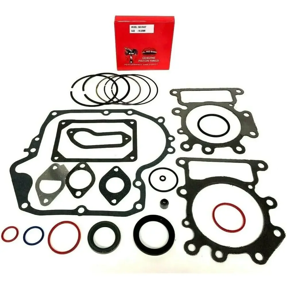 16-18HP OHV Engine Overhaul Kit with 90.5mm Bore Piston Rings and Complete Gasket Set
16-18HP OHV Engine Overhaul Kit with 90.5mm Bore Piston Rings and Complete Gasket Set