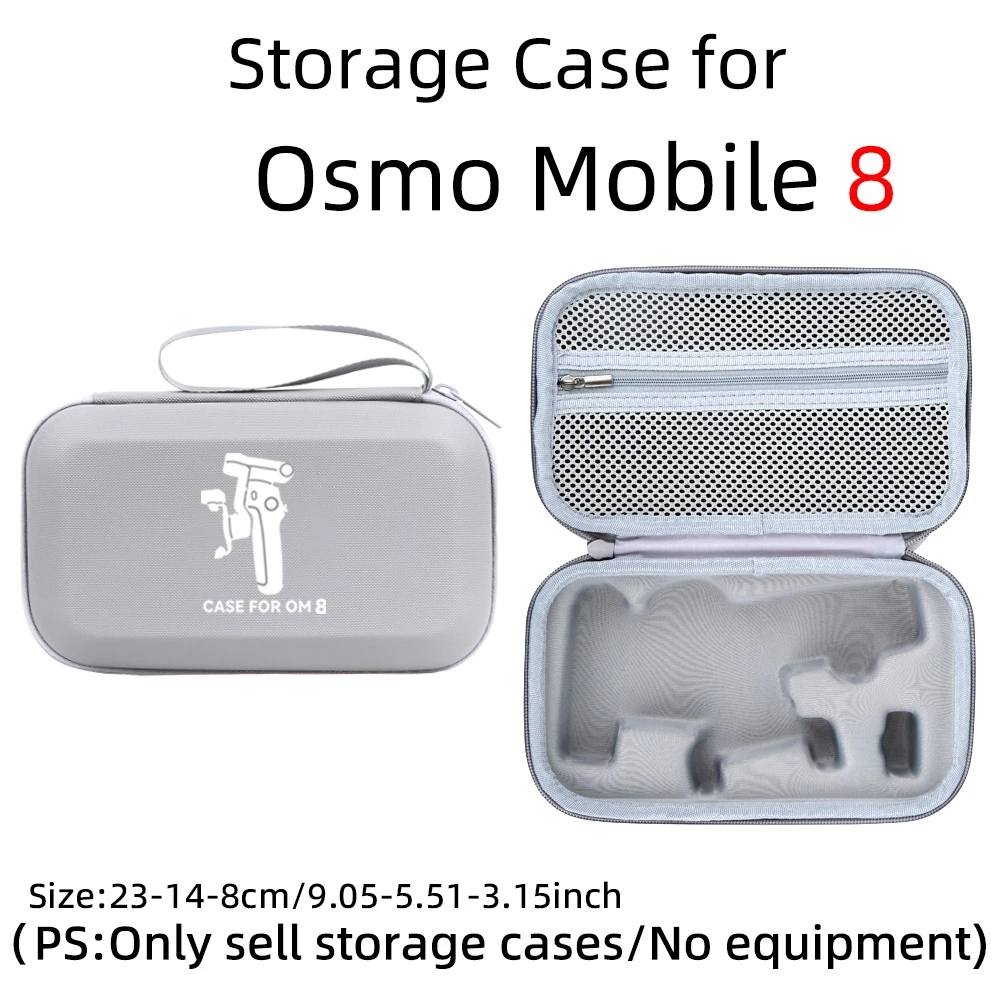 Carrying Case for DJI Osmo Mobile8 Handheld Mobile Phone Gimbal Stabilizer Storage Bag Organizer Handbag Travel Case Accessories
Carrying Case for DJI Osmo Mobile8 Handheld Mobile Phone Gimbal Stabilizer Storage Bag Organizer Handbag Travel Case Accessories