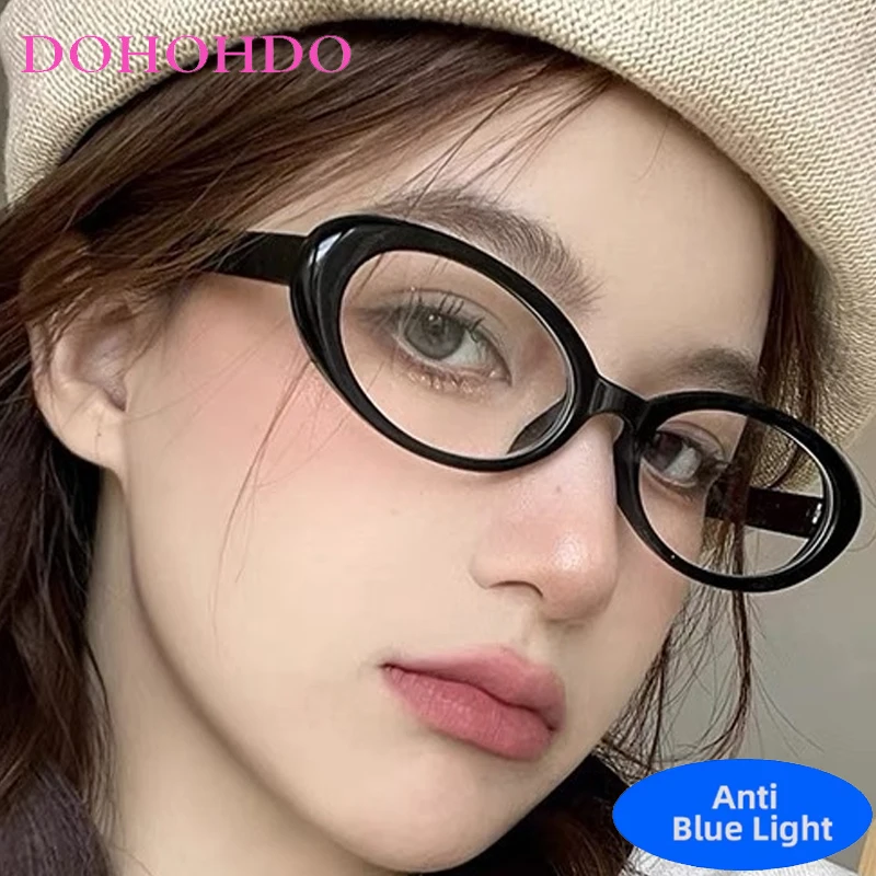 Vintage Small Oval Anti Blue Light Glasses Woman Men Fashion Luxury Brand Designer Optical Eyeglasses Reading Glasses For Gaming
Vintage Small Oval Anti Blue Light Glasses Woman Men Fashion Luxury Brand Designer Optical Eyeglasses Reading Glasses For Gaming