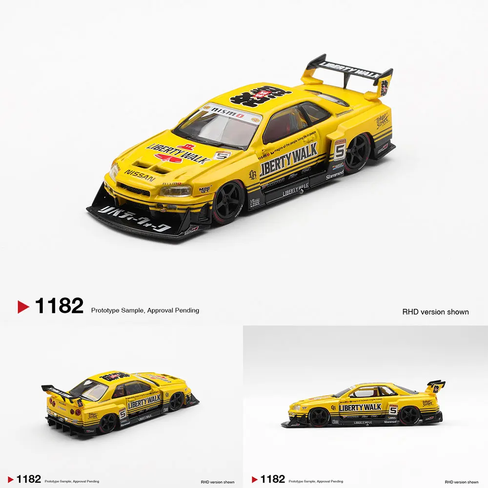 Presale MINIGT 1/64 Nissan LB-ER34 Super Silhouette SKYLINE Sport Diecast Model Car High Performance Model Gift for Boys Adults
Presale MINIGT 1/64 Nissan LB-ER34 Super Silhouette SKYLINE Sport Diecast Model Car High Performance Model Gift for Boys Adults