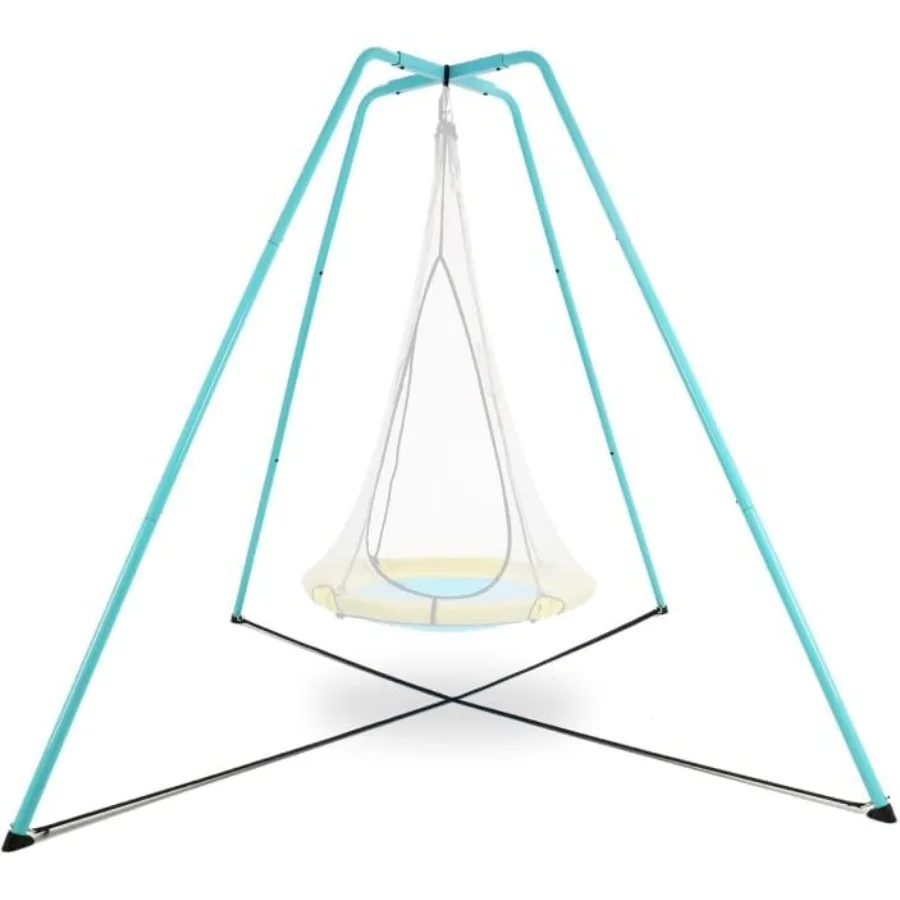 Heavy Duty Swing Stand for Adults with 330 lbs Capacity Compatible with Most Saucer Tree Swings and Sensory Swings Ideal for In
Heavy Duty Swing Stand for Adults with 330 lbs Capacity Compatible with Most Saucer Tree Swings and Sensory Swings Ideal for In