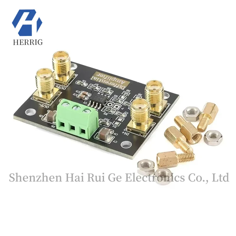 THS4131 full differential amplifier module, single-ended conversion of differential signals, single-ended input, dual-ended outp
THS4131 full differential amplifier module, single-ended conversion of differential signals, single-ended input, dual-ended outp