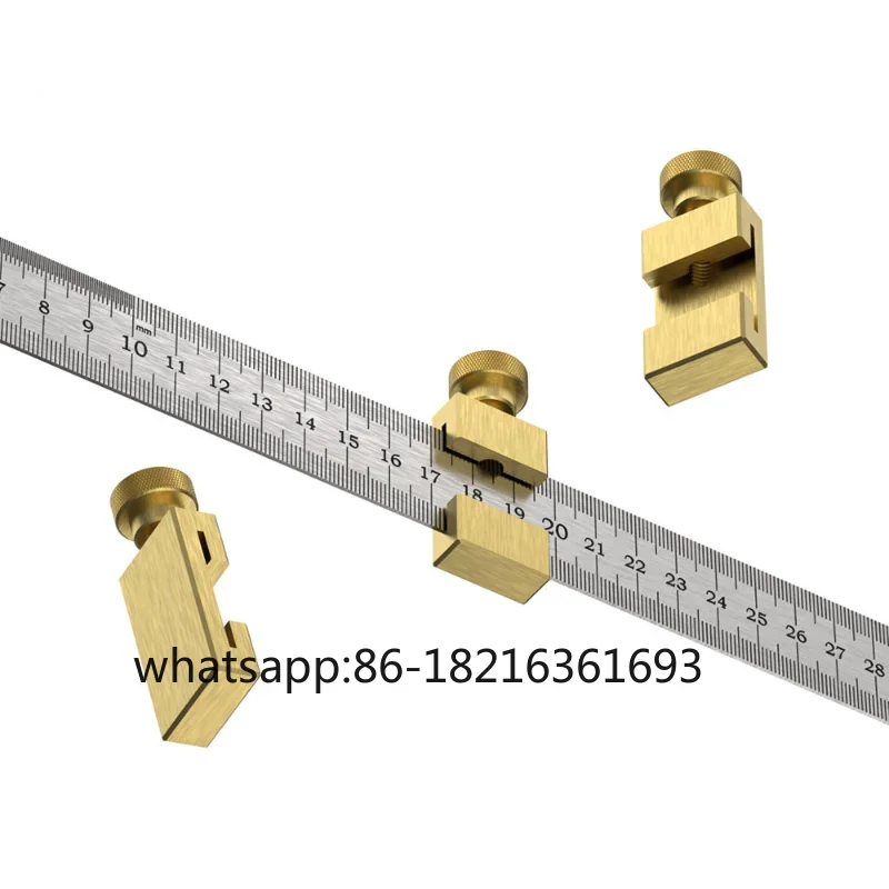 Steel ruler positioning block, carpenter's marking positioning block
Steel ruler positioning block, carpenter's marking positioning block