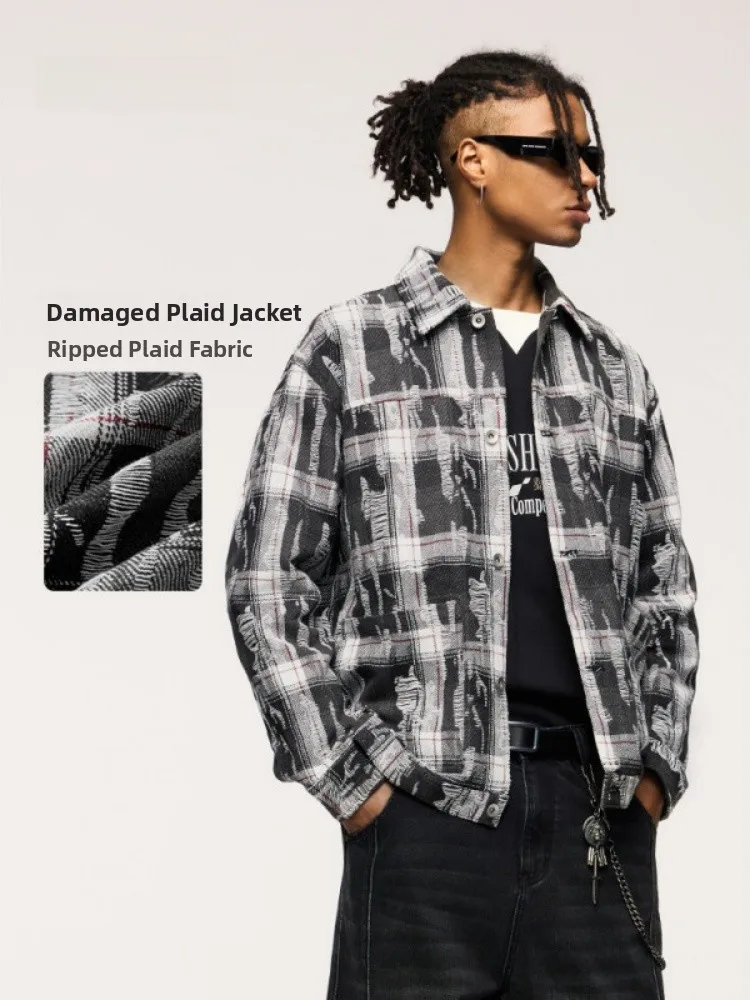 American Street Sle Plaid irt Men's Loose Casual Long Sve irt Spring New Arrival Fraance Sle Coat Youth Faion
American Street Sle Plaid irt Men's Loose Casual Long Sve irt Spring New Arrival Fraance Sle Coat Youth Faion