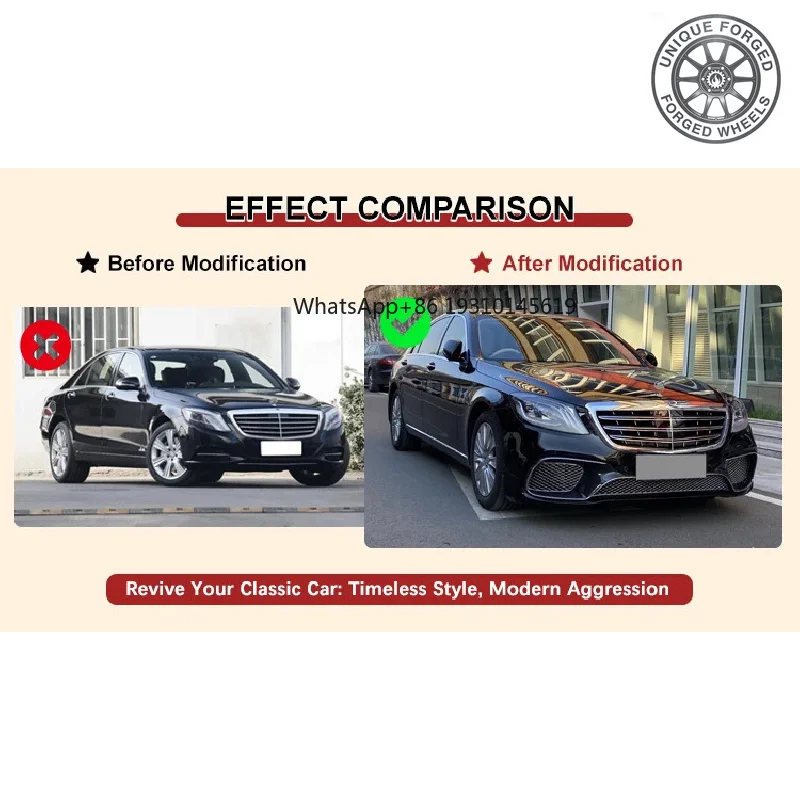S-Class W222 Body Kit 2014-2017 S65 Full Grille Lip Diffuser Car Parts
S-Class W222 Body Kit 2014-2017 S65 Full Grille Lip Diffuser Car Parts
