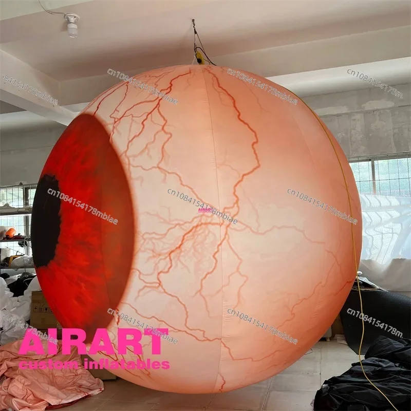 Внутренний подвесной декоративный красный надувной воздушный шар «Око демона» со светодиодной подсветкой F21
Внутренний подвесной декоративный красный надувной воздушный шар «Око демона» со светодиодной подсветкой F21