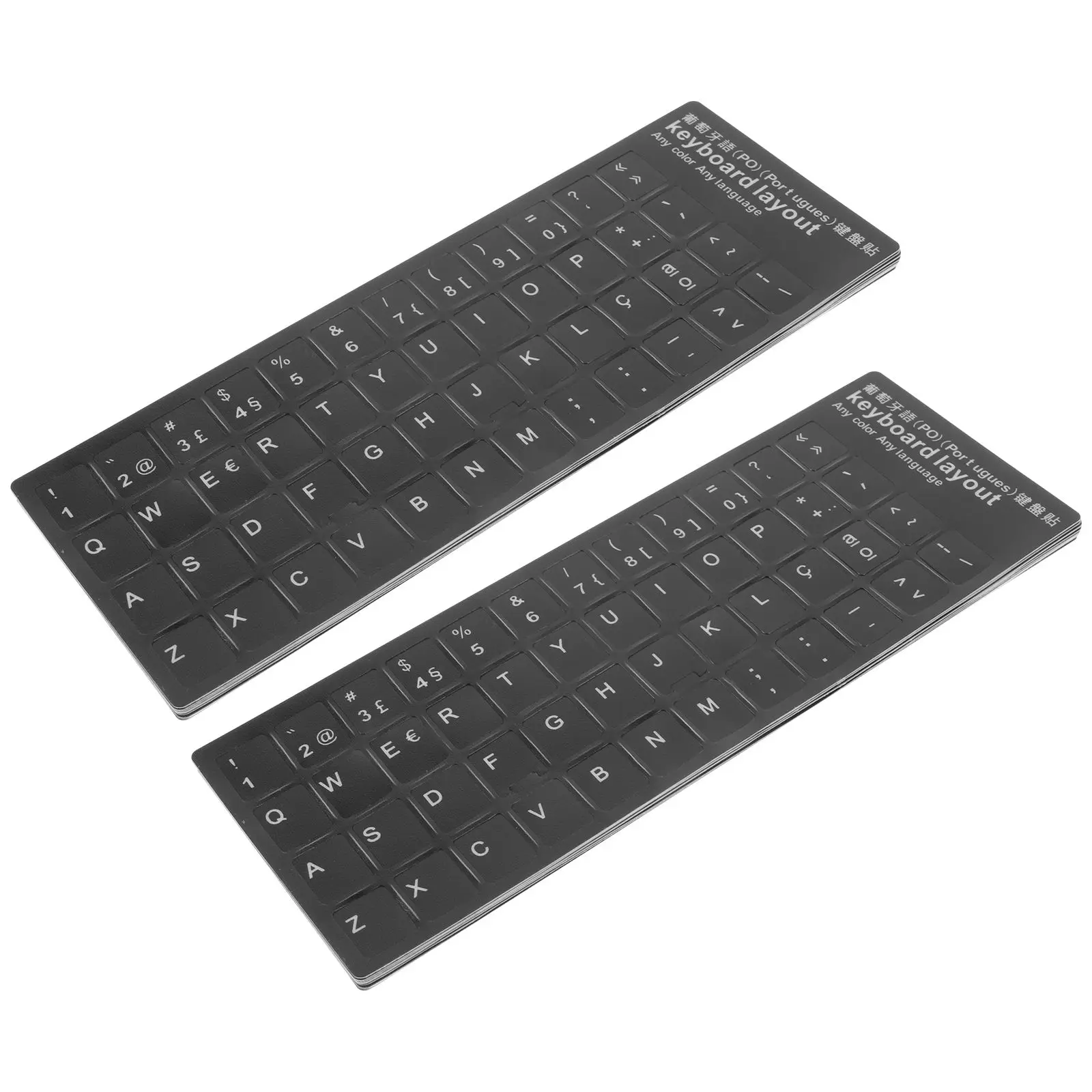 Black Keyboard Stickers Cover for Typing Practice Decorate White Pvc Computer Decoration Student
Black Keyboard Stickers Cover for Typing Practice Decorate White Pvc Computer Decoration Student