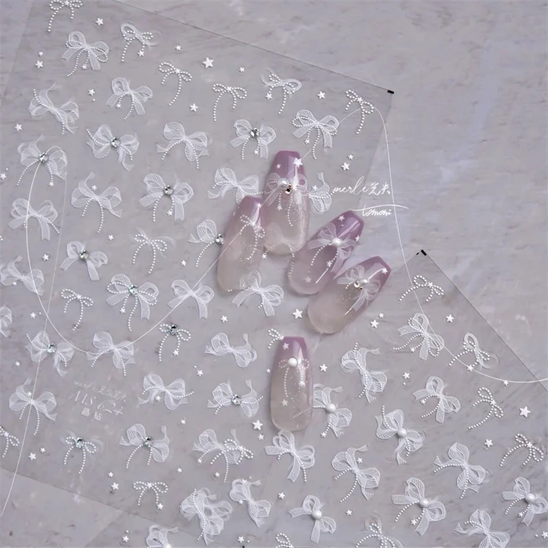 1Sheet Luxury Crystal diamond Nail Charms Stickers Lace Bow Self Adhesive Sticker For Nails Ribbon Decals Nail Decorations Parts
1Sheet Luxury Crystal diamond Nail Charms Stickers Lace Bow Self Adhesive Sticker For Nails Ribbon Decals Nail Decorations Parts