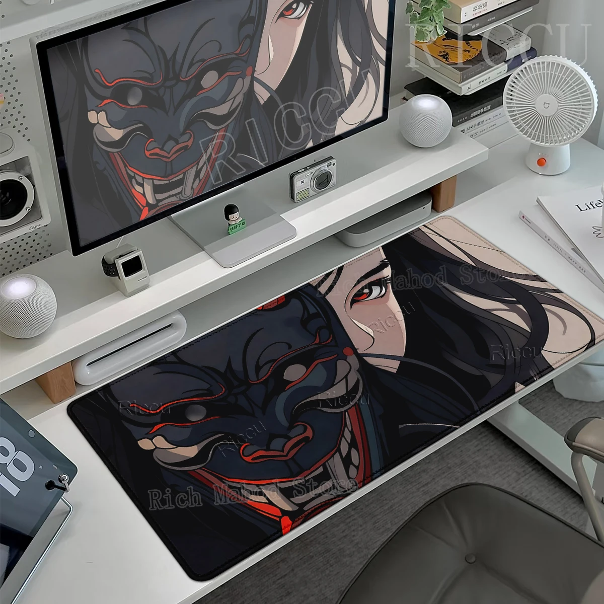 Mask Girl Pattern Mousepad Game Professional Lock-edge Office Mousepad E-Sports High Elastic Non-slip Bottom Aesthetics Desk Mat
Mask Girl Pattern Mousepad Game Professional Lock-edge Office Mousepad E-Sports High Elastic Non-slip Bottom Aesthetics Desk Mat