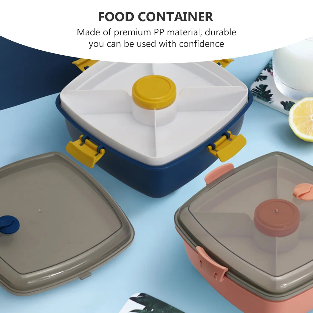 1 Set Microwaveable Double Layer Salad Container With Fork Cutter Portable Leakproof Food Box For Home Office School
1 Set Microwaveable Double Layer Salad Container With Fork Cutter Portable Leakproof Food Box For Home Office School