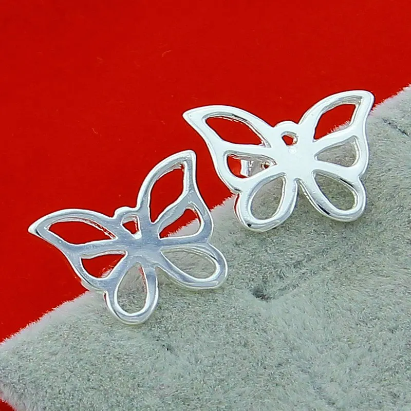 925 Sterling Silver Hollow Butterfly Stud Earrings For Women Wedding Party Gift Accessories Fashion Jewelry
925 Sterling Silver Hollow Butterfly Stud Earrings For Women Wedding Party Gift Accessories Fashion Jewelry