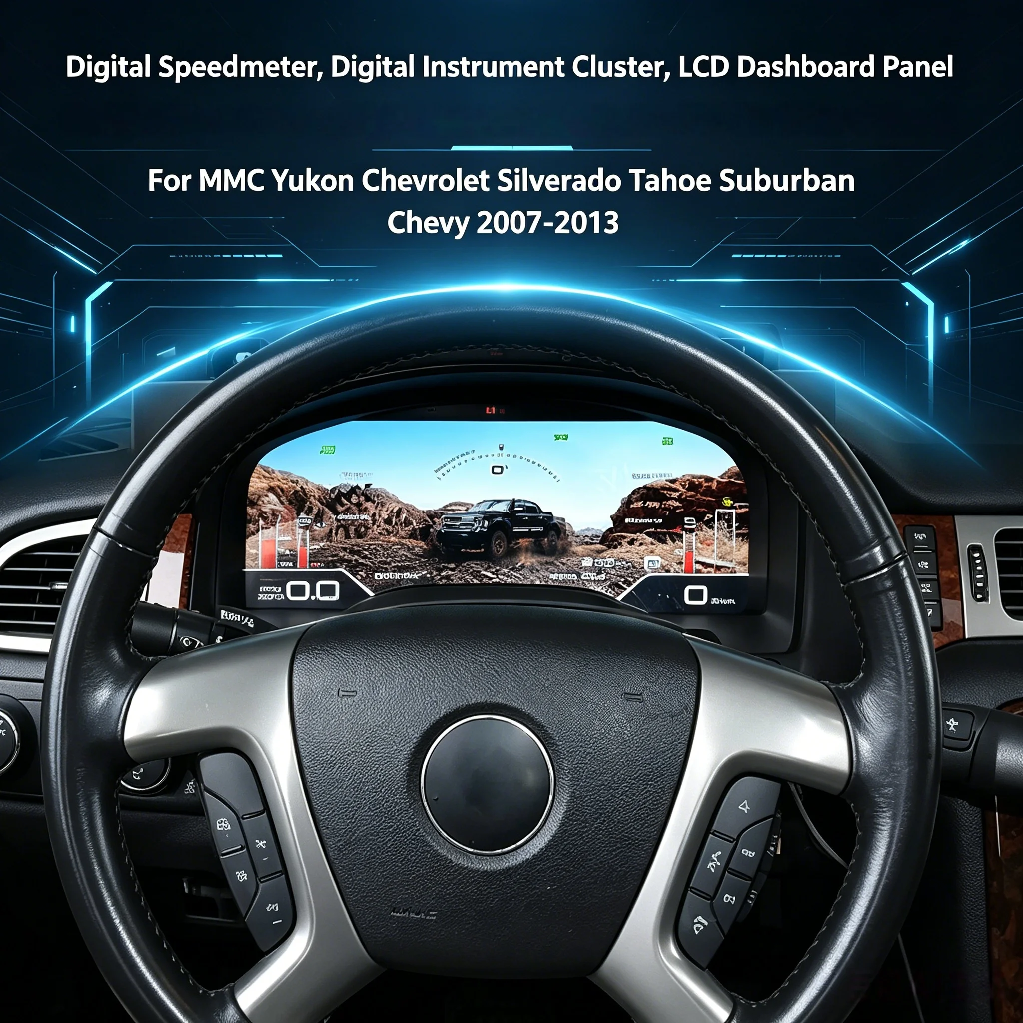 Linux Digital LCD Instrument For GMC Yukon Chevrolet Silverado Tahoe Suburban Chevy 2007-2013 Cluster Virtual SpeedOmeter
Linux Digital LCD Instrument For GMC Yukon Chevrolet Silverado Tahoe Suburban Chevy 2007-2013 Cluster Virtual SpeedOmeter