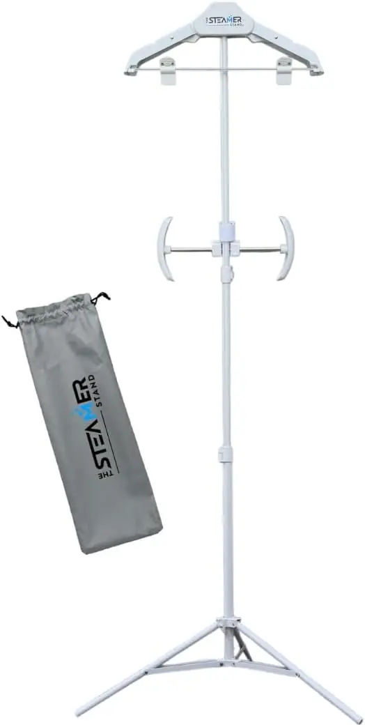 Adjustable Standing Garment Steamer Rack - Foldable, Portable Clothes Steamer for Travel and Home
Adjustable Standing Garment Steamer Rack - Foldable, Portable Clothes Steamer for Travel and Home