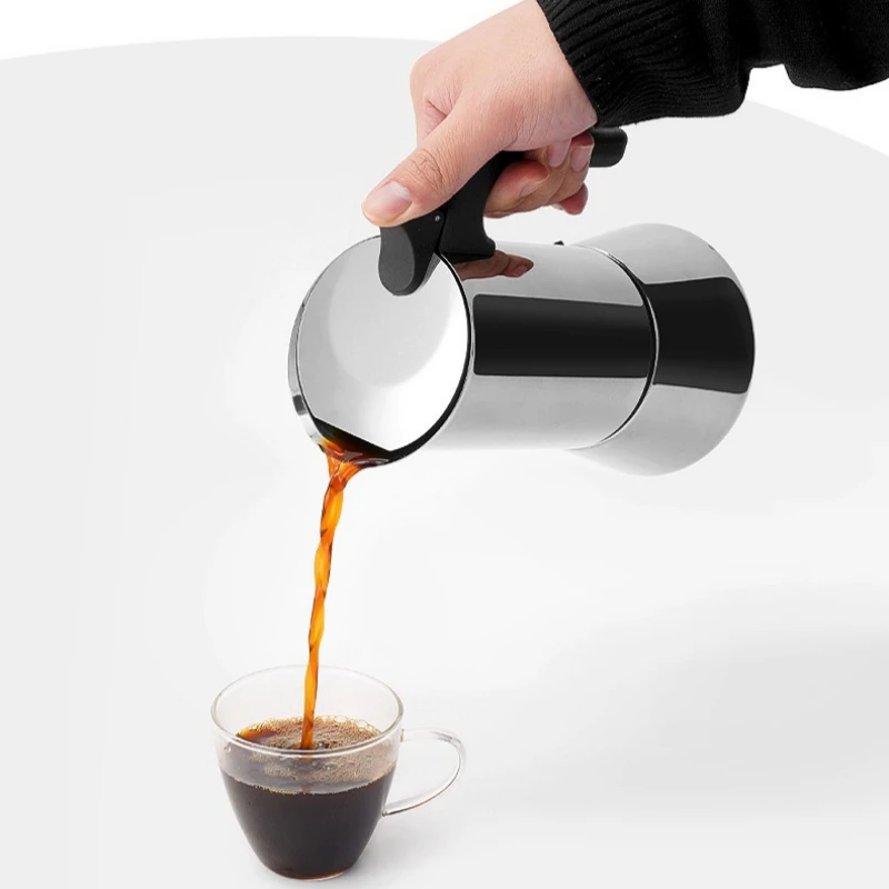 【4/6 чашек 】 Мока Pot из нержавеющей стали 304, кофеварка Мока из нержавеющей стали для кухни, мокко, эспрессо, латте, плита, фильтр
【4/6 чашек 】 Мока Pot из нержавеющей стали 304, кофеварка Мока из нержавеющей стали для кухни, мокко, эспрессо, латте, плита, фильтр