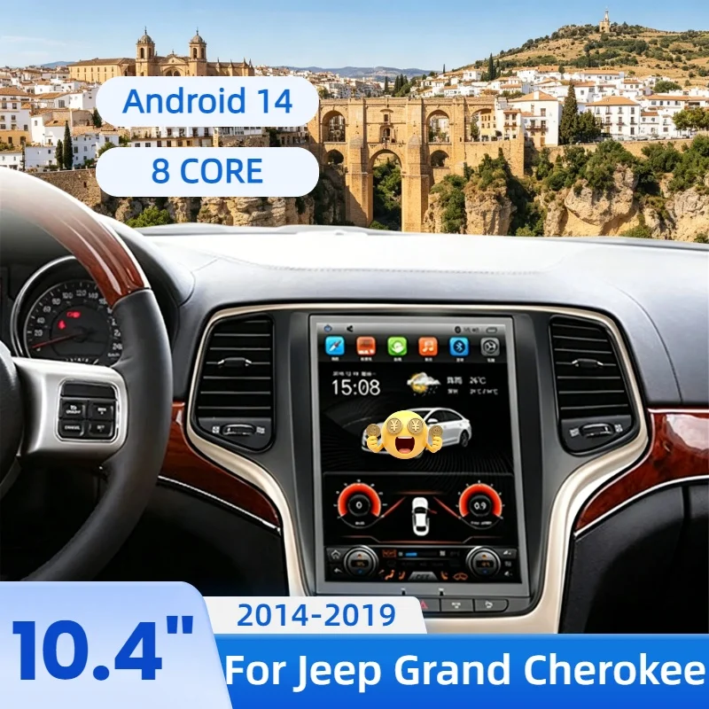 Android 14 Auto CarPlay 10.4" Screen For Jeep Grand Cherokee 2014-2019 DSP Car Radio Multimedia Stereo GPS Player Navi Head Unit
Android 14 Auto CarPlay 10.4" Screen For Jeep Grand Cherokee 2014-2019 DSP Car Radio Multimedia Stereo GPS Player Navi Head Unit