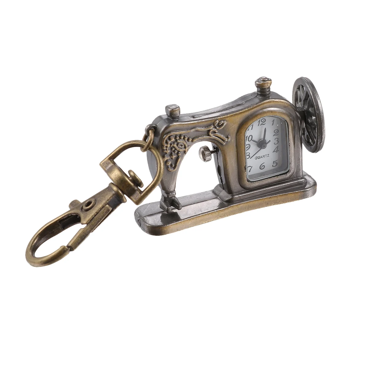 Portable Retro Watch Vintage Quartz for Men Creative Sewing Machine Shaped Keychain Birthday Gift Durable Precise Timekeeping
Portable Retro Watch Vintage Quartz for Men Creative Sewing Machine Shaped Keychain Birthday Gift Durable Precise Timekeeping