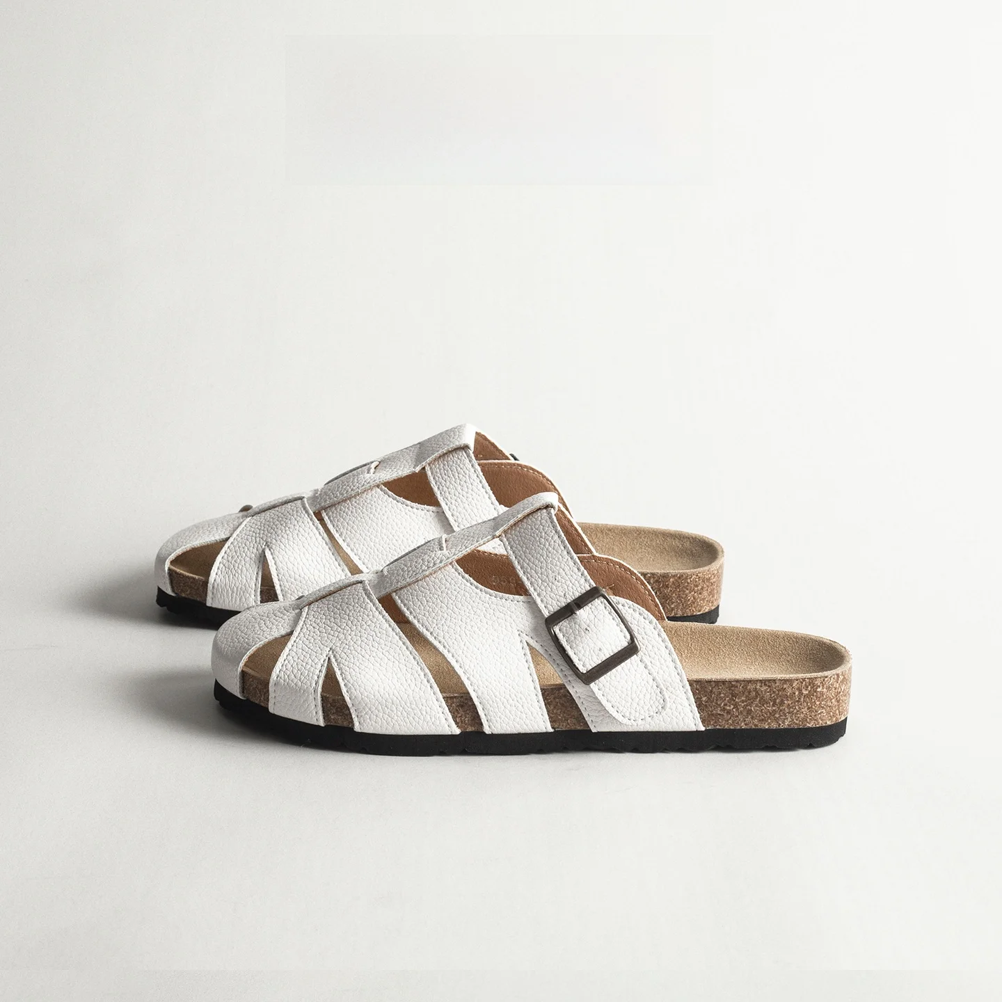 Thick Bottom Roman Style Sandals Women's Summer Outdoor Wear Breathable Cork Leather Half Slippers Casual Beach Sandals
Thick Bottom Roman Style Sandals Women's Summer Outdoor Wear Breathable Cork Leather Half Slippers Casual Beach Sandals