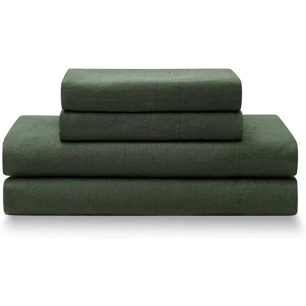 YnM French Linen Sheet Set - Cozy, Skin-Friendly, and Eco-Friendly Pure French Linen Sheets Collection, 3-Piece Set Includes Fla
YnM French Linen Sheet Set - Cozy, Skin-Friendly, and Eco-Friendly Pure French Linen Sheets Collection, 3-Piece Set Includes Fla