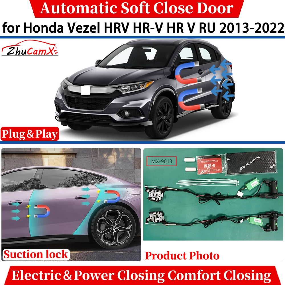 Для Honda Vezel HRV HR-V HR V RU 2013-2022 Автоматическое мягкое закрытие двери Электрическая мощность Комфортное закрытие Всасывающий замок Тихая система
Для Honda Vezel HRV HR-V HR V RU 2013-2022 Автоматическое мягкое закрытие двери Электрическая мощность Комфортное закрытие Всасывающий замок Тихая система