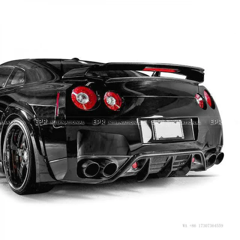 Suitable for Nissan GTR R35, carbon fiber modification parts, TYPE Z rear lip, rear spoiler tail lip kit
Suitable for Nissan GTR R35, carbon fiber modification parts, TYPE Z rear lip, rear spoiler tail lip kit