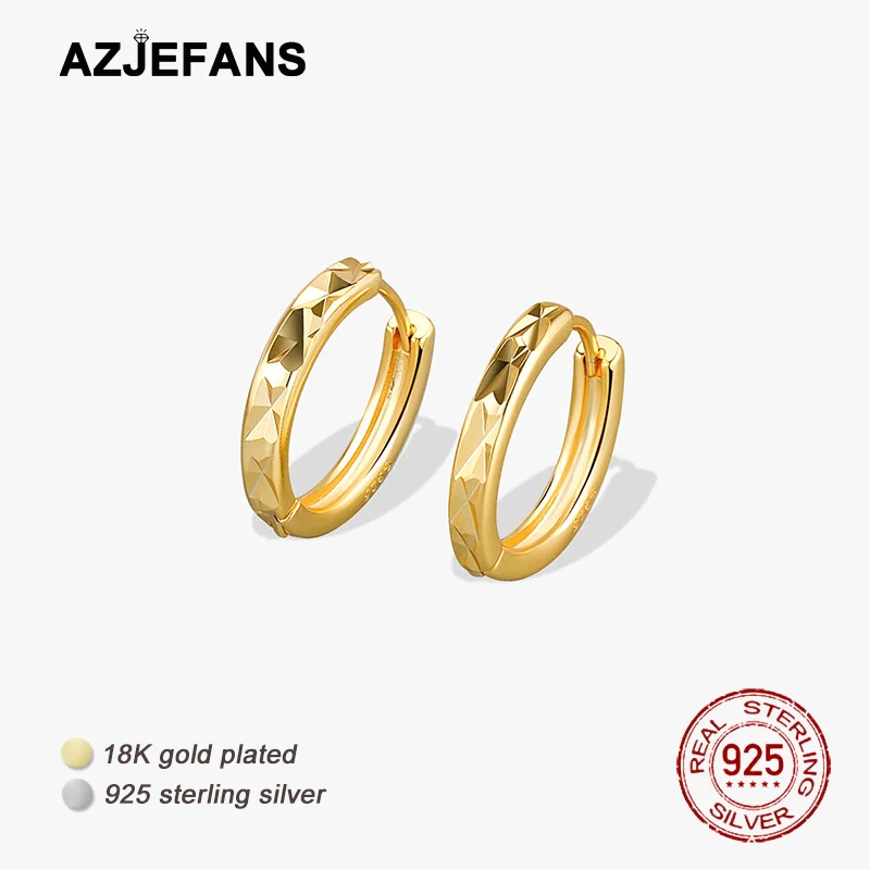 AZJEFANS 925 Sterling Silver Women Lucky Full Star Earrings 18K Gold Plated Stud Earrings Fine Jewelry
AZJEFANS 925 Sterling Silver Women Lucky Full Star Earrings 18K Gold Plated Stud Earrings Fine Jewelry