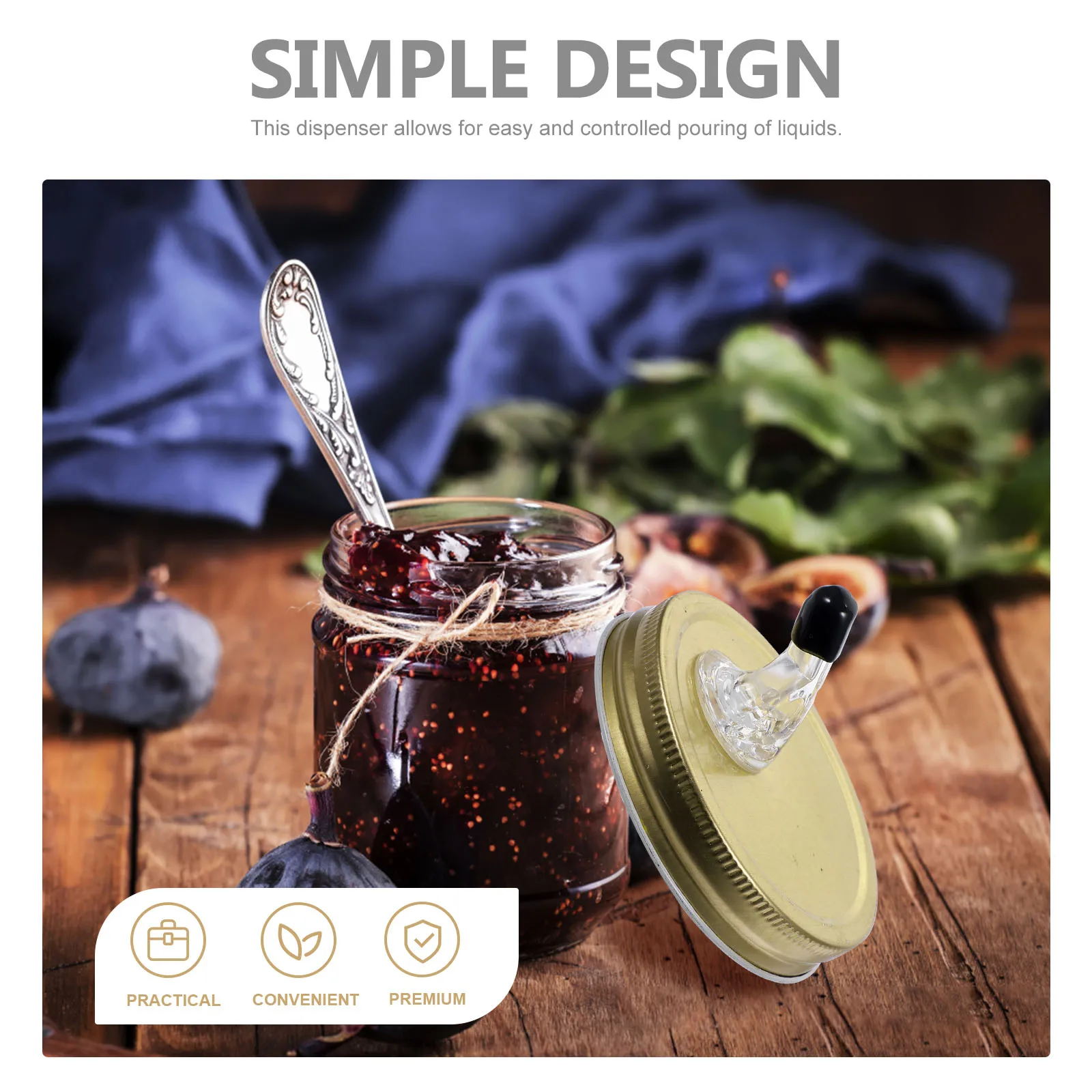 Dispenser Pourer Wide Mouth Mason Jar Pump Lid Lids Spout Tinplate Acrylic Materials Durability Kitchen Soy Sauce Vinegar
Dispenser Pourer Wide Mouth Mason Jar Pump Lid Lids Spout Tinplate Acrylic Materials Durability Kitchen Soy Sauce Vinegar