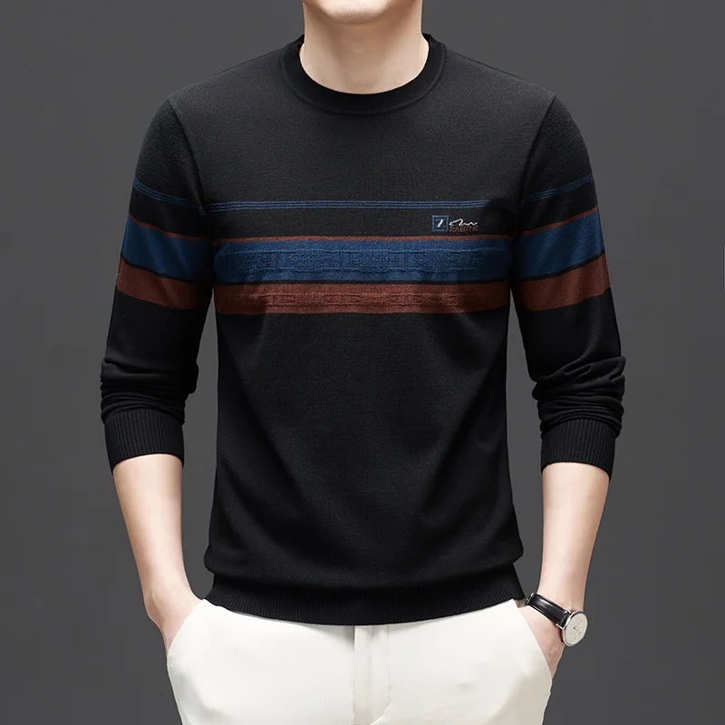 Casual Knitted Sweater Men Anti-Pilling Pull Homme Easy Care New Autumn High Quality Soft Comfortable Pullovers Sueter Masculino
Casual Knitted Sweater Men Anti-Pilling Pull Homme Easy Care New Autumn High Quality Soft Comfortable Pullovers Sueter Masculino