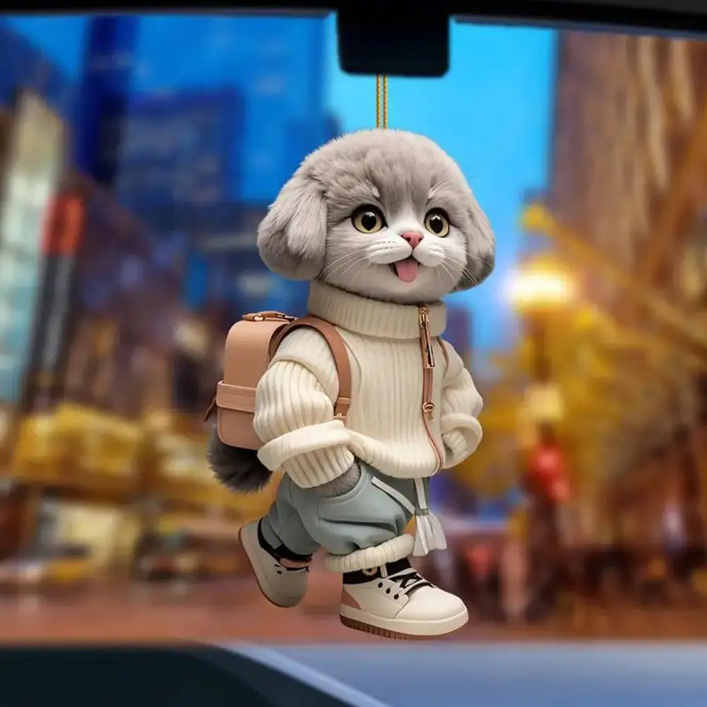 Colorful Car Pendant Acrylic Dog Backpack Charm Car Ornament Set Vibrant Decor Craftsmanship for Automobile Pendant Accessories
Colorful Car Pendant Acrylic Dog Backpack Charm Car Ornament Set Vibrant Decor Craftsmanship for Automobile Pendant Accessories