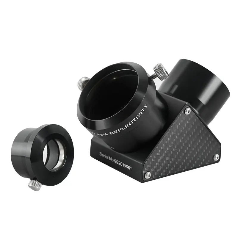 Maxvision 2" ES Star Diagonal Dielectric-Coated 99% Reflective Surface Mirror With 1.25" Eyepiece Adapter
Maxvision 2" ES Star Diagonal Dielectric-Coated 99% Reflective Surface Mirror With 1.25" Eyepiece Adapter