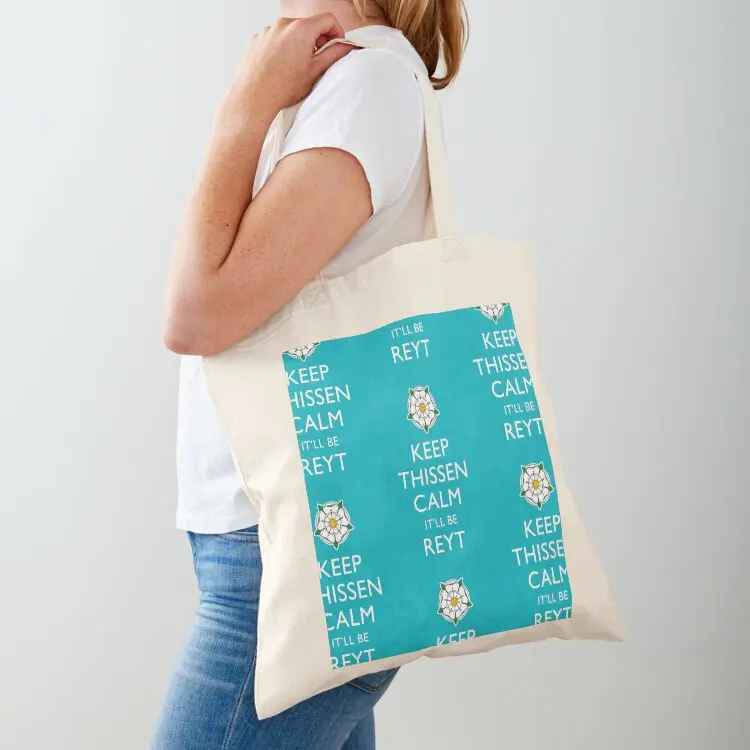 Keep Thissen Calm Yorkshire Blue background Tote Bag bags woman 2025 shopper bag woman Fabric bag Beach
Keep Thissen Calm Yorkshire Blue background Tote Bag bags woman 2025 shopper bag woman Fabric bag Beach