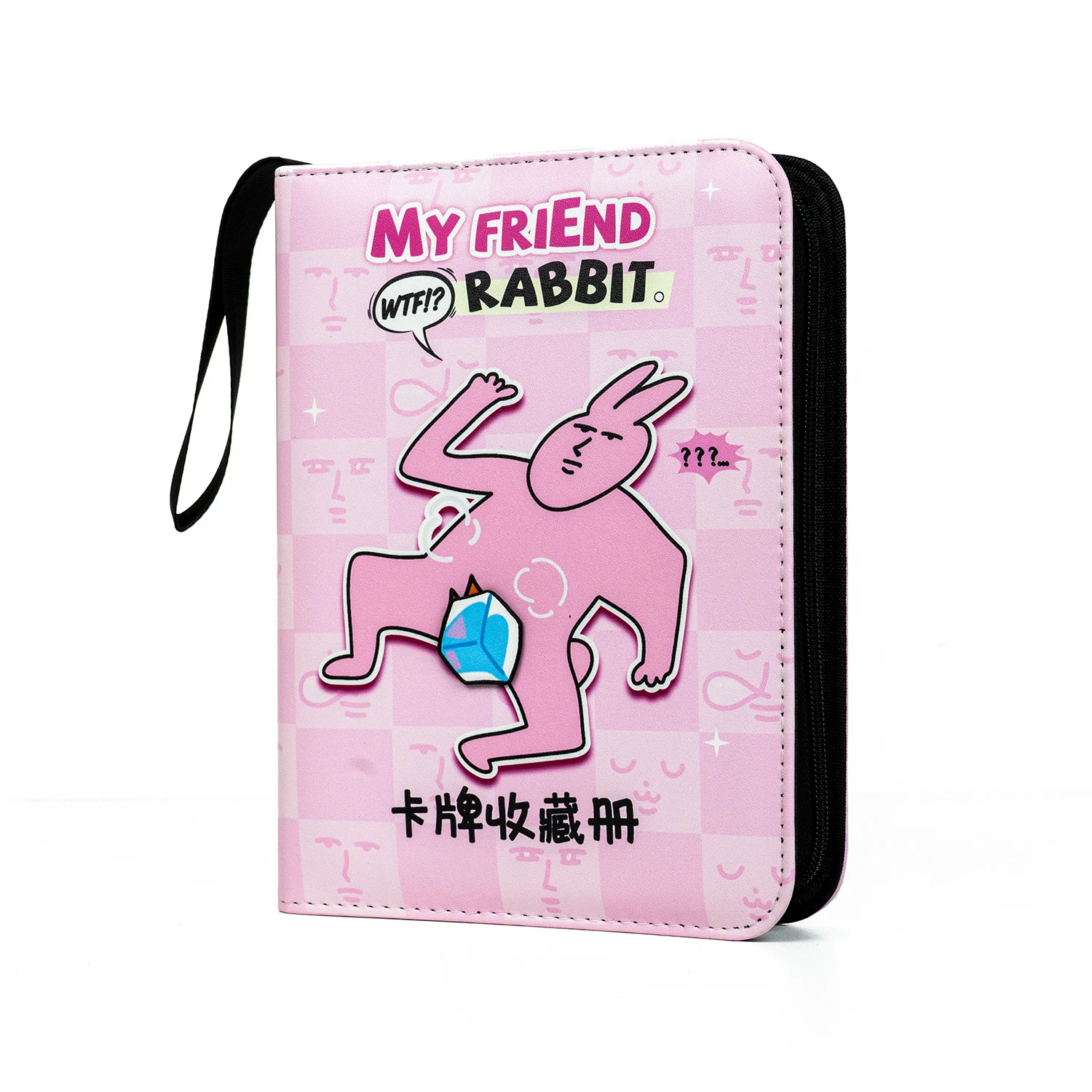 CARDFUN MY FRIEND Pink RABBIT Card Albums 4 Pocket Card Binder with Sleeves 160 Double Sided Pocket PU Leather Cover
CARDFUN MY FRIEND Pink RABBIT Card Albums 4 Pocket Card Binder with Sleeves 160 Double Sided Pocket PU Leather Cover