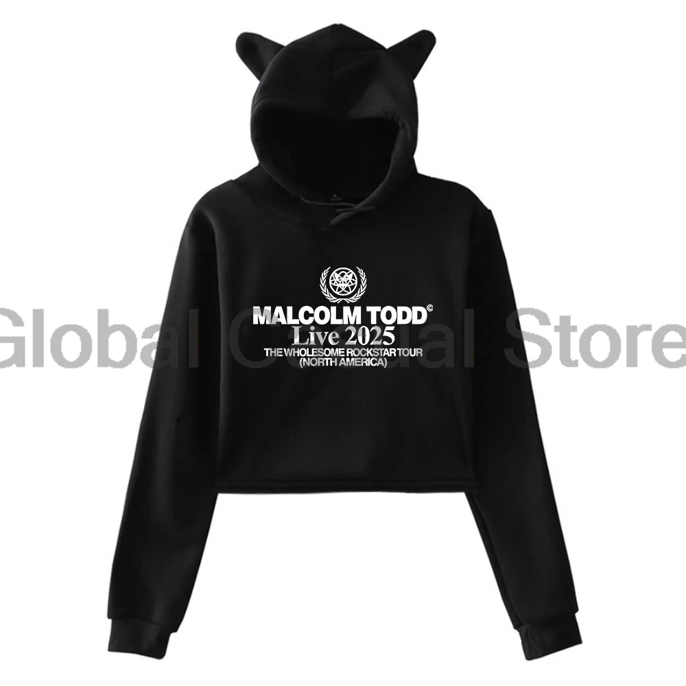 GF Malcolm Todd Live 2025 Hoodie Female Cat Ears Hooded Sweatshirts Long Sleeve Crop Top Women's Clothes
GF Malcolm Todd Live 2025 Hoodie Female Cat Ears Hooded Sweatshirts Long Sleeve Crop Top Women's Clothes
