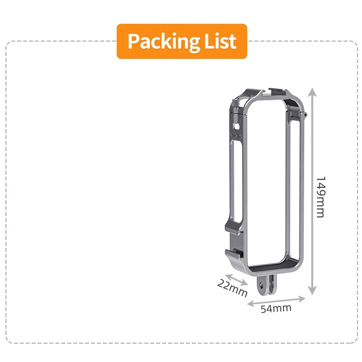 TCE Camera Cage for X4 Aluminum Cage Expansion Bezel Dual Cold Shoe Port Camera Case
TCE Camera Cage for X4 Aluminum Cage Expansion Bezel Dual Cold Shoe Port Camera Case