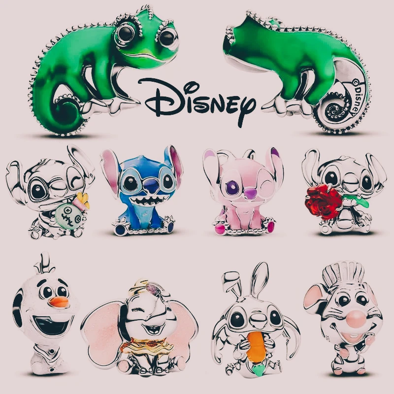 Disney 925 Silver Hot Charms Cute Stitch Dumbo Beads Pendant Fit For Necklace Original Bracelet DIY Festival Women's Party Gifts
Disney 925 Silver Hot Charms Cute Stitch Dumbo Beads Pendant Fit For Necklace Original Bracelet DIY Festival Women's Party Gifts