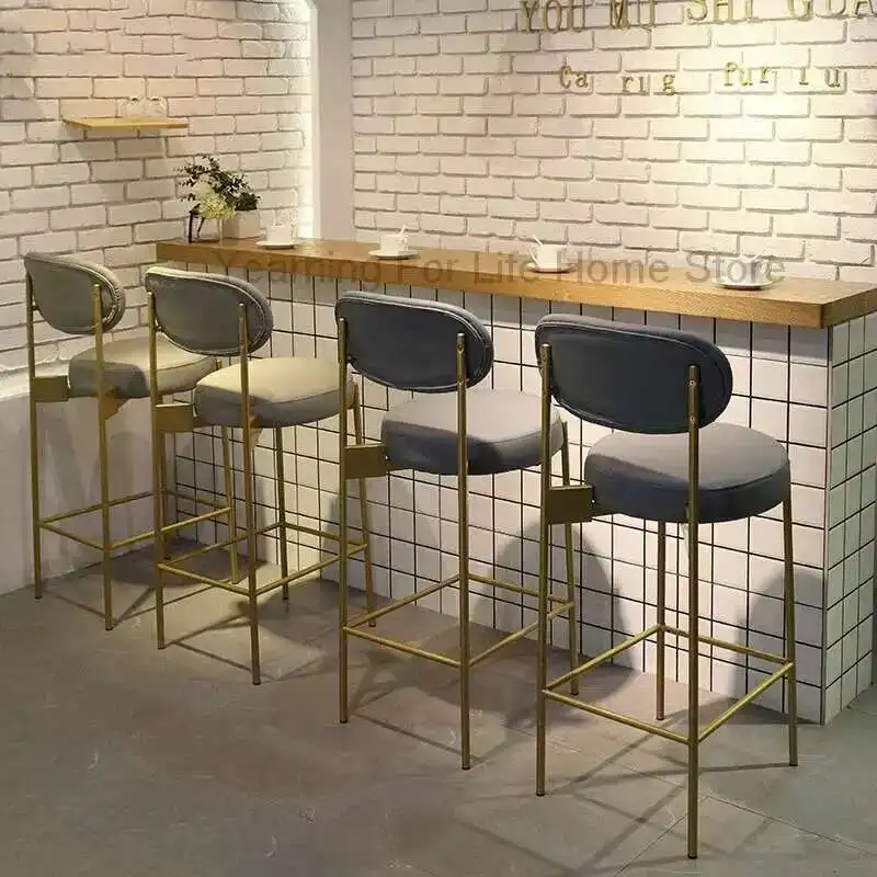 Commercial Metal Waiting Dining Chairs Nordic Restaurant High Stools Kitchen Chairs Counter for Leisure Sillas Furniture Korea
Commercial Metal Waiting Dining Chairs Nordic Restaurant High Stools Kitchen Chairs Counter for Leisure Sillas Furniture Korea