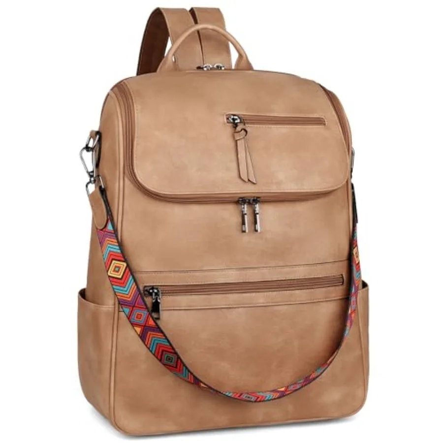 Laptop Backpack for Women Leather Travel Backpack with Laptop Compartment, Designer Ladies Computer Backpacks Camel
Laptop Backpack for Women Leather Travel Backpack with Laptop Compartment, Designer Ladies Computer Backpacks Camel