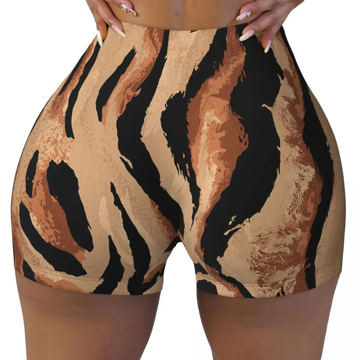 Custom Tiger Leopard Skin Pattern Volleyball Biker Workout Shorts Women's Animal Texture Athletic Gym Yoga Shorts
Custom Tiger Leopard Skin Pattern Volleyball Biker Workout Shorts Women's Animal Texture Athletic Gym Yoga Shorts
