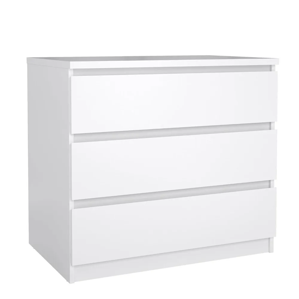 3 Drawer Chest in White High Gloss, Customized
3 Drawer Chest in White High Gloss, Customized