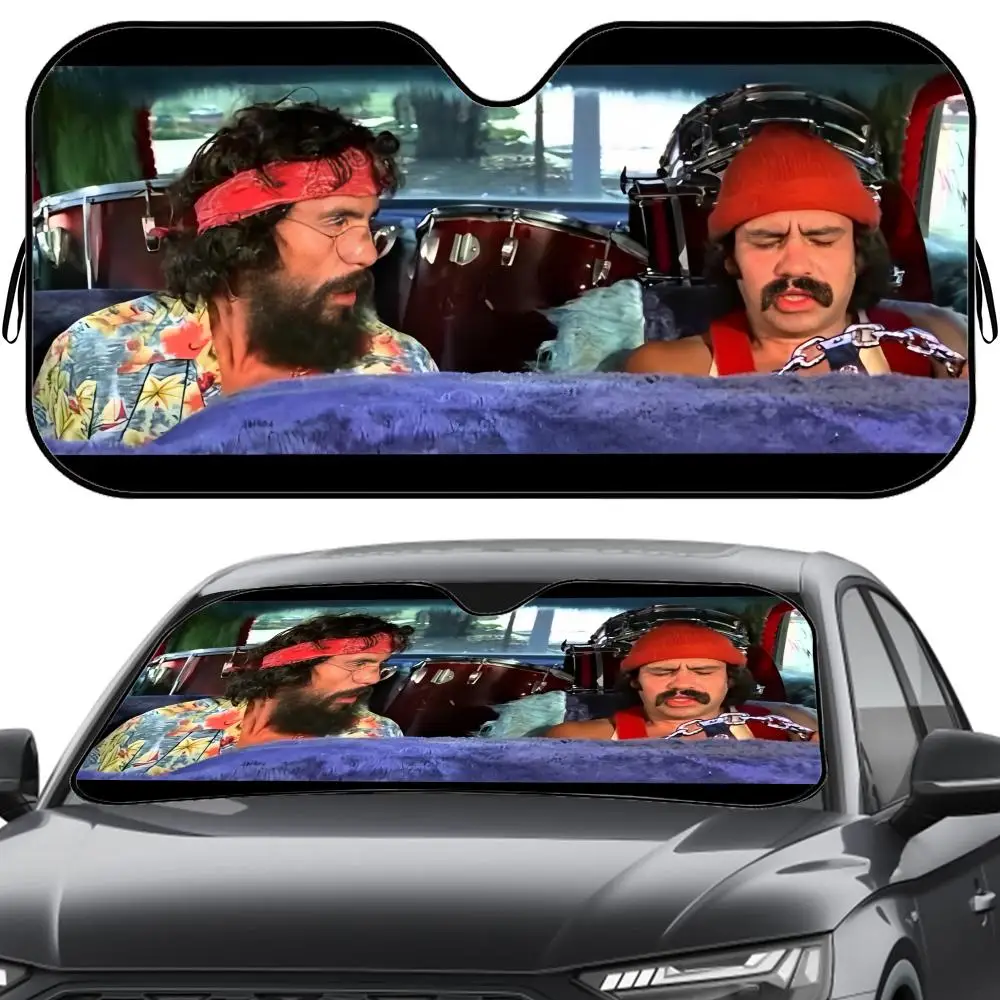 C-Cheech And C-Chong Sun Visor Reusable Aluminum Foil Windshield UV Protection Heat Insulation Cover Sunshade
C-Cheech And C-Chong Sun Visor Reusable Aluminum Foil Windshield UV Protection Heat Insulation Cover Sunshade