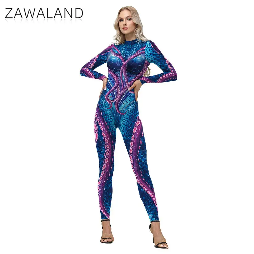 Halloween Sea Monster Cosplay Costume 3D Octopus Tentacle Print Bodysuit Women Carnival Party Fancy Dress Catsuit Jumpsuit
Halloween Sea Monster Cosplay Costume 3D Octopus Tentacle Print Bodysuit Women Carnival Party Fancy Dress Catsuit Jumpsuit