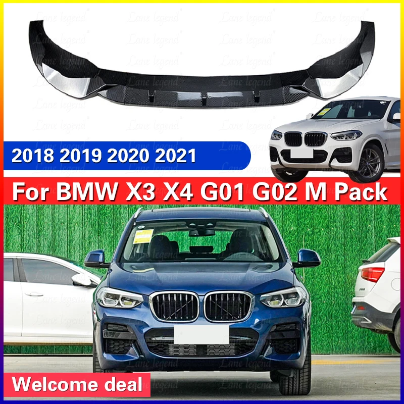 Front Bumper Lip Body Kit Exterior Trim Canard Lip Splitter For Bmw X3 X4 G01 G02 2018-2021 M-sport Auto Parts
Front Bumper Lip Body Kit Exterior Trim Canard Lip Splitter For Bmw X3 X4 G01 G02 2018-2021 M-sport Auto Parts