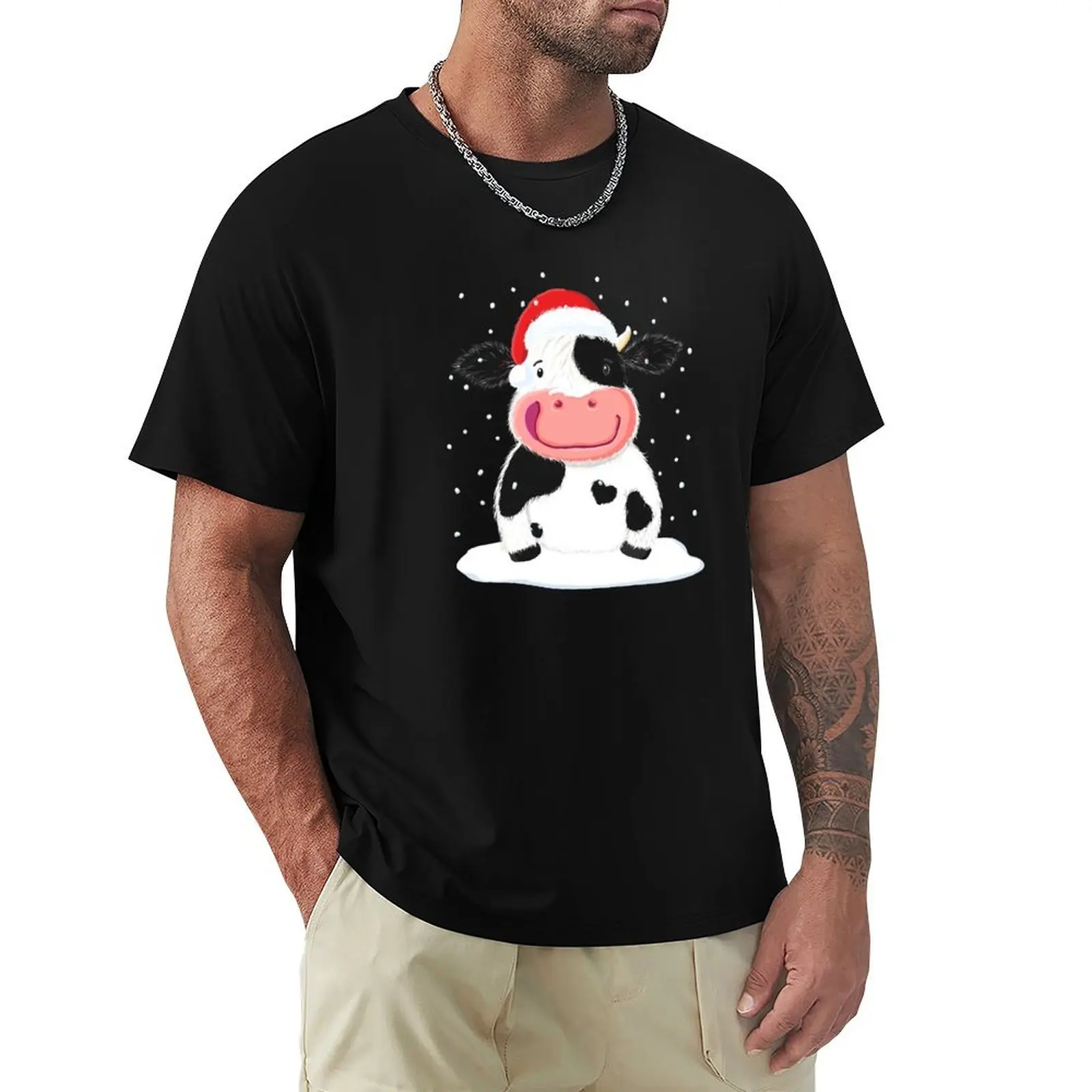 Happy Holstein Cow In The Christmas Snow T-Shirt anime clothes plus size clothes funny gifts mens t shirts pack
Happy Holstein Cow In The Christmas Snow T-Shirt anime clothes plus size clothes funny gifts mens t shirts pack