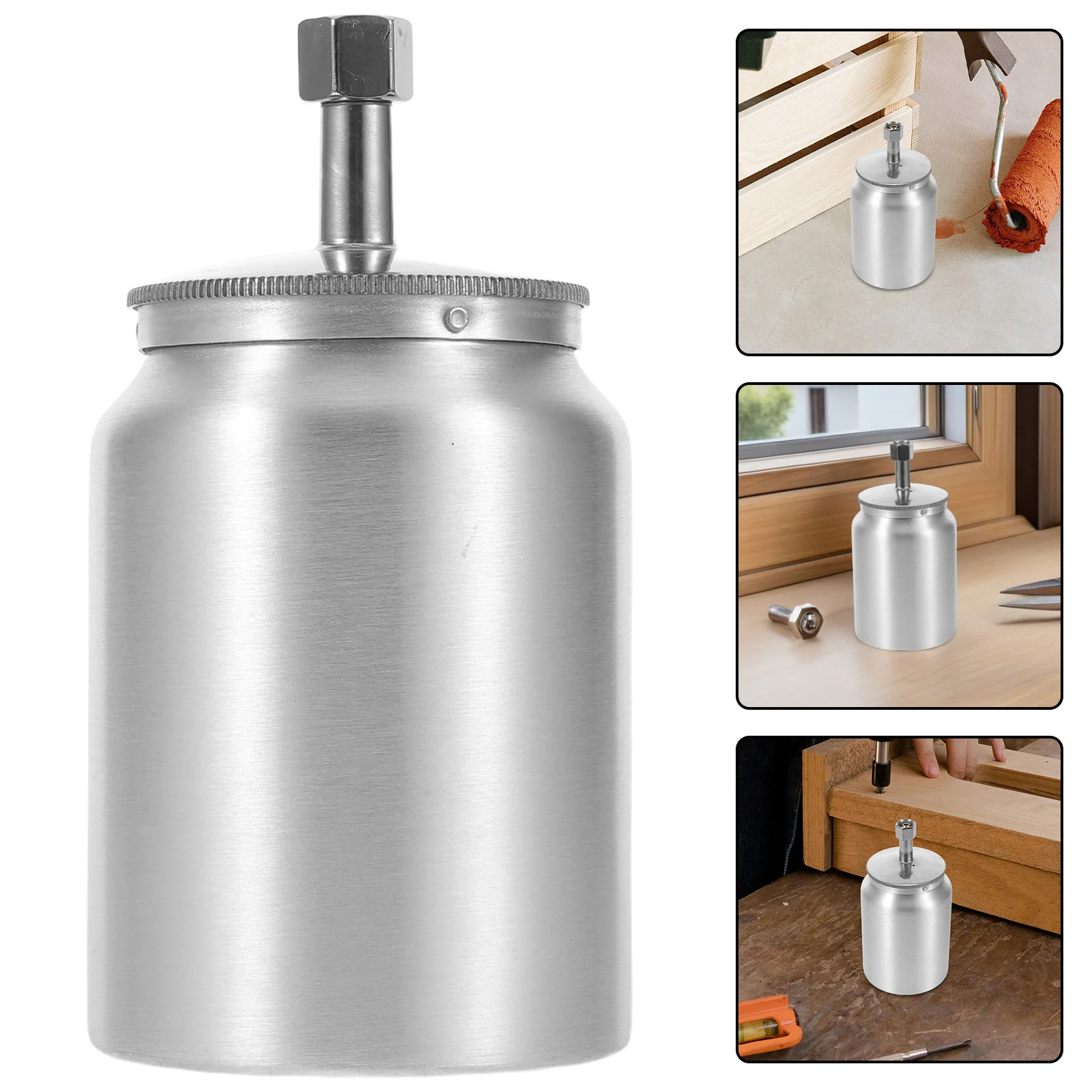 Spray Gun Paint Sprayer Pot Aluminum Cup 600Ml with Internal External Thread for Automotive Repair Furniture Refinishing
Spray Gun Paint Sprayer Pot Aluminum Cup 600Ml with Internal External Thread for Automotive Repair Furniture Refinishing