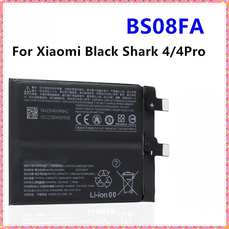 BS08FA 4500mAh Replacement Battery 2250mAh BS08FA Battery For Black Shark 4s 4Pro/4Spro/5Rs PRS-A0 KSR-A0BS08FA
BS08FA 4500mAh Replacement Battery 2250mAh BS08FA Battery For Black Shark 4s 4Pro/4Spro/5Rs PRS-A0 KSR-A0BS08FA