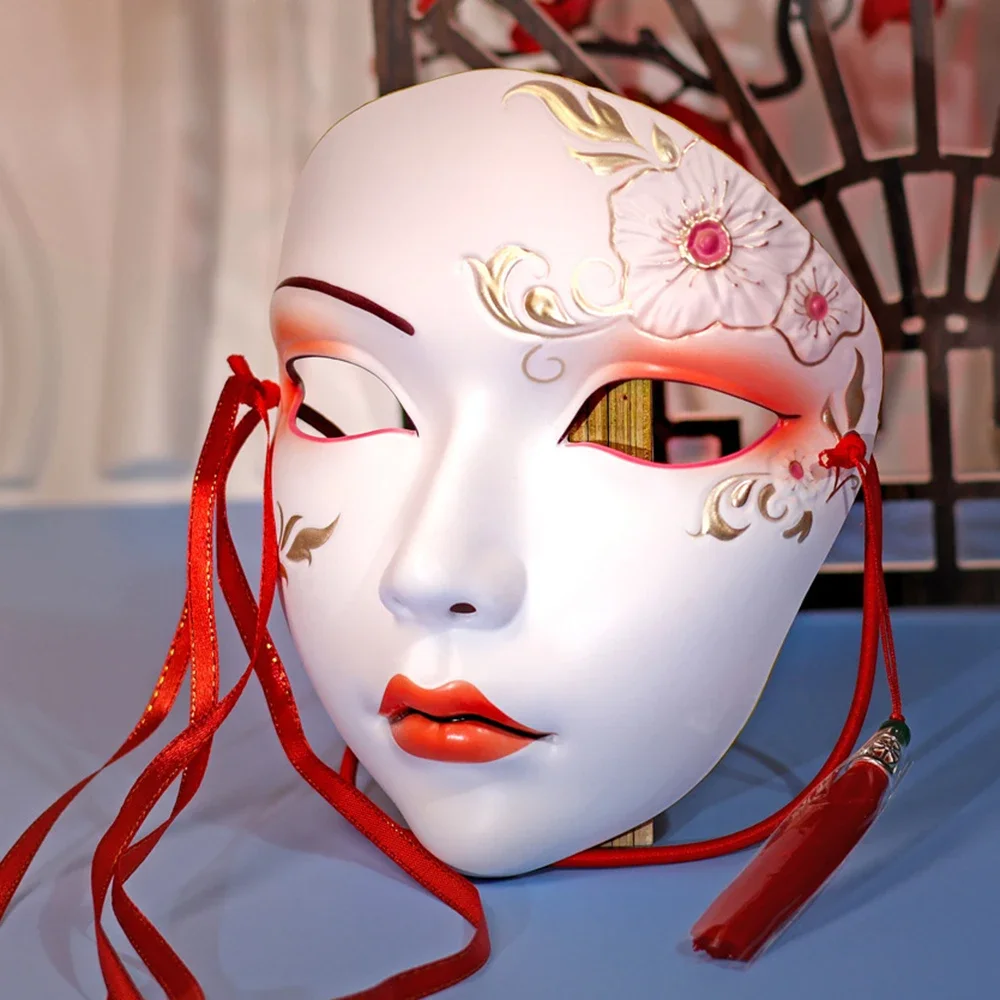 Adult Party Mask Hand Painted Makeup Full Face Carnival Queue Mask Kabuki Masquerade For Carnival Mardi Gras Cosplay
Adult Party Mask Hand Painted Makeup Full Face Carnival Queue Mask Kabuki Masquerade For Carnival Mardi Gras Cosplay