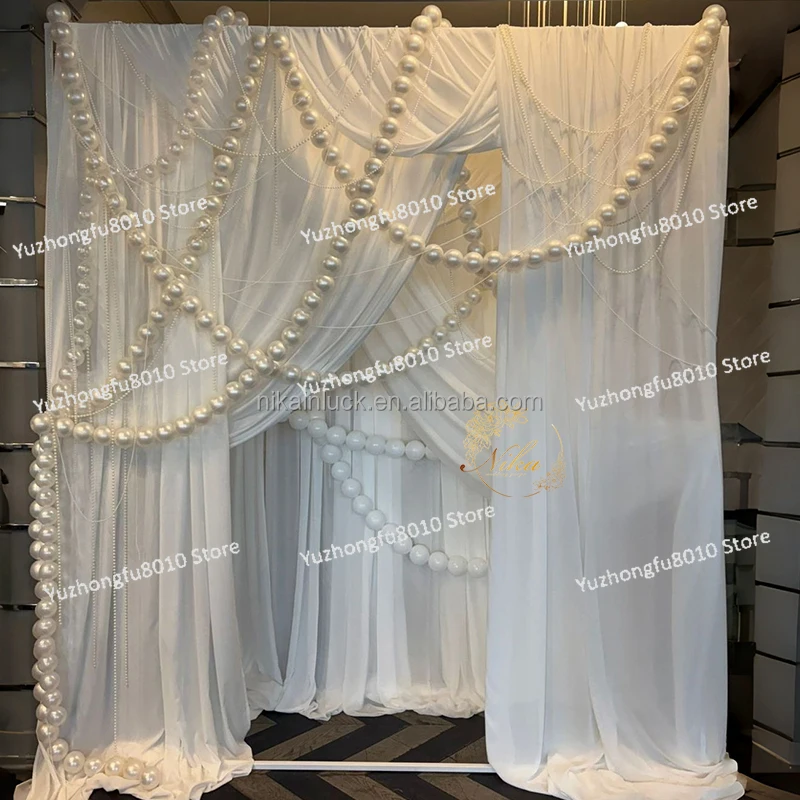 Pearl props wedding background decoration plastic simulation pearlescent foam pearl string
Pearl props wedding background decoration plastic simulation pearlescent foam pearl string