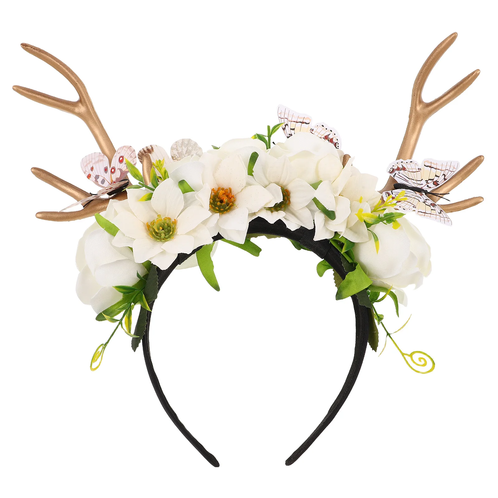 Exaggerated Butterfly Flower Deer Antler Headband Fairy Reindeer Accessory Christmas Halloween Party Cosplay Elk Antler Headband
Exaggerated Butterfly Flower Deer Antler Headband Fairy Reindeer Accessory Christmas Halloween Party Cosplay Elk Antler Headband