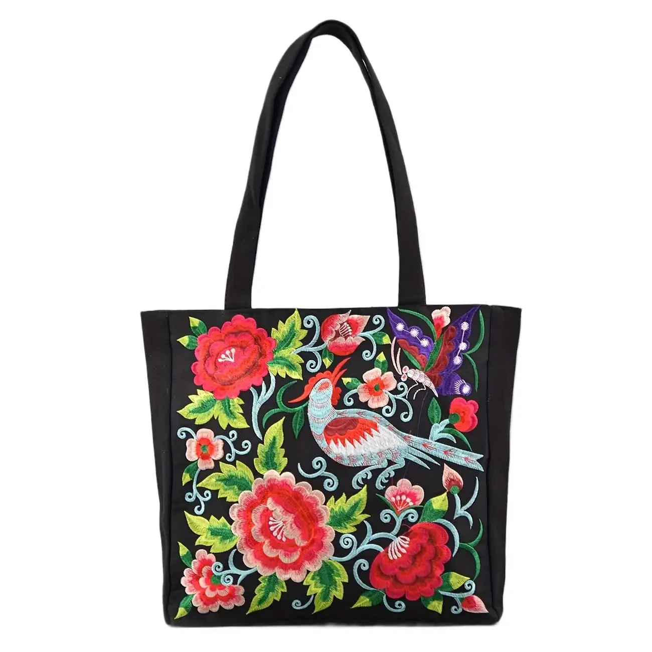 Ethnic Style Embroidery Shoulder Bag Large Capacity Literary Canvas Bag Retro Peony Tote Shopping Bag Gift 2024 New
Ethnic Style Embroidery Shoulder Bag Large Capacity Literary Canvas Bag Retro Peony Tote Shopping Bag Gift 2024 New